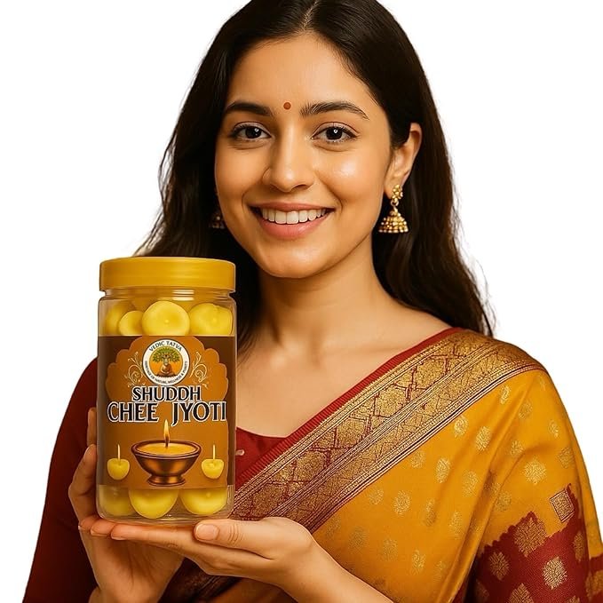 Pure Cow Ghee Diya Wicks - Pack of 150