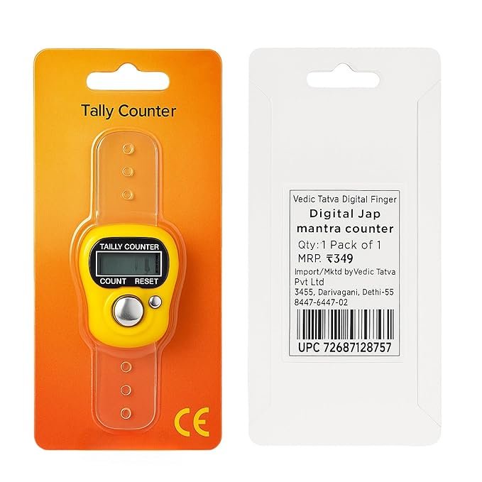 Digital Finger Tally Counter for Jap Mantra