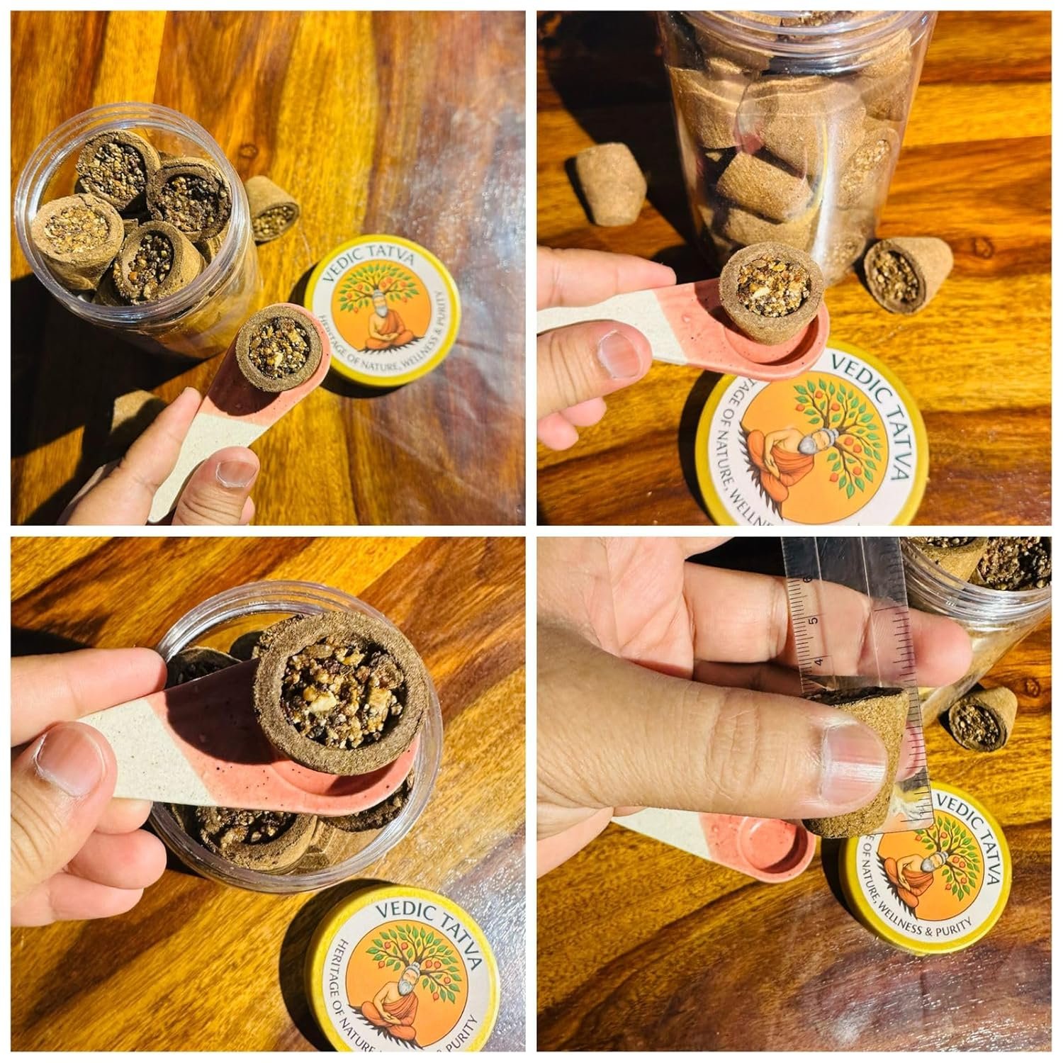 Divya Sambrani Dhoop Cups - Pack of 65