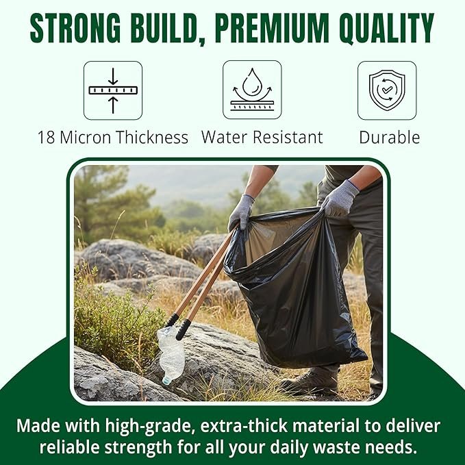 Garbage Bags Medium 19 x 21 Inch - 180 Count